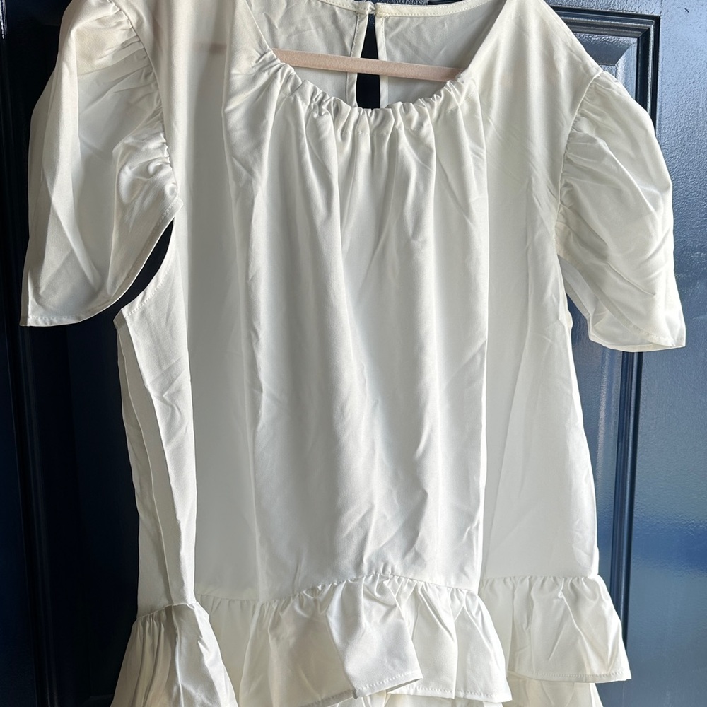 Elegant White Women's Top